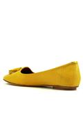 Glove Yellow Gorse Woven Leather Tassels