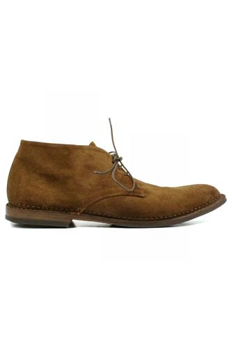Shoes Brown Cigar Aged Suede, PANTANETTI