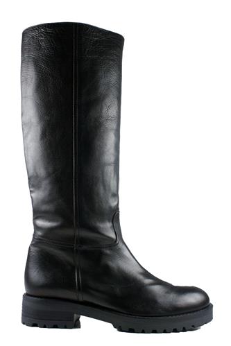 High Boots Toledo Black Leather, DUCCIO DEL DUCA