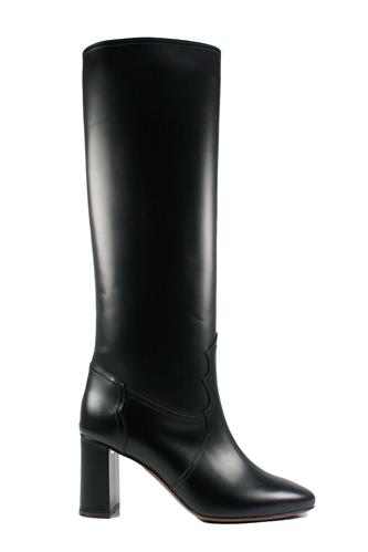 High Heel Boots Black Leather, RELAC