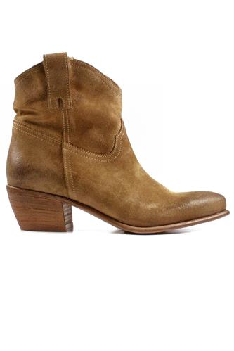 Ankle Boot Soft Aged Suede Taupe